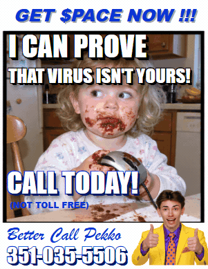 Get $pace now!!! I can prove that virus isn’t yours